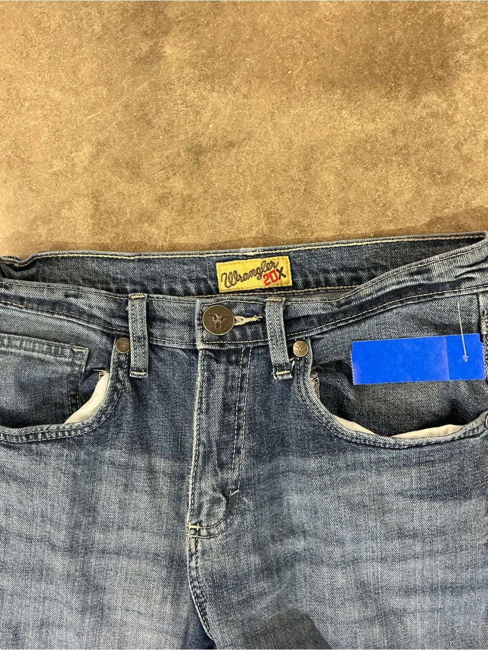 Wrangler 20X Men’s Slim Straight Stretch Jeans Medium Wash Denim 29x32 Western